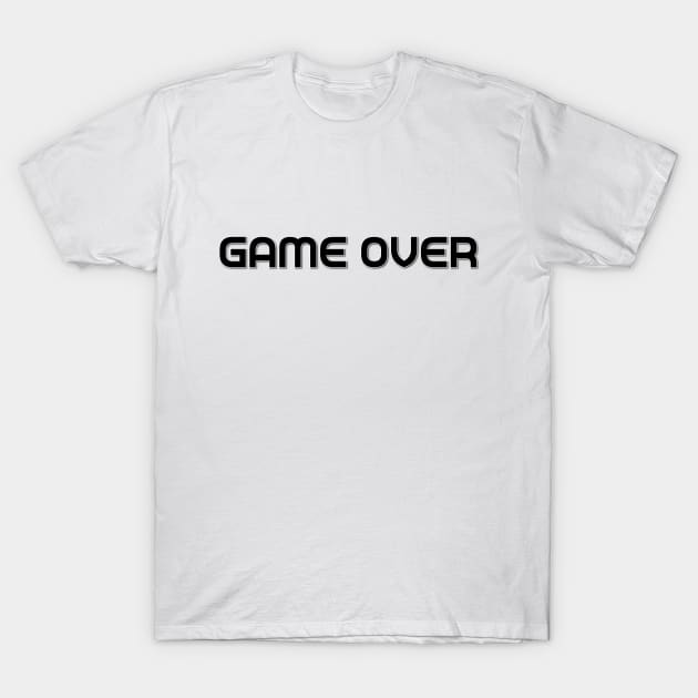 Game Over - Design 2 T-Shirt by 7-Bit Gaming